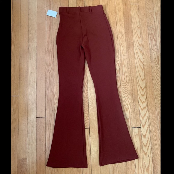 Rusty/Brown Bootcut Pants - Picture 2 of 4